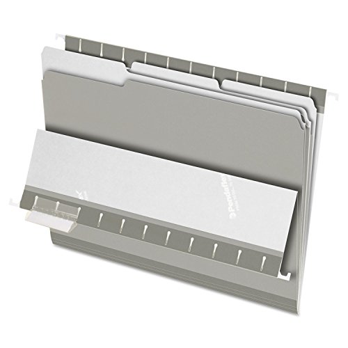 Chemises de classement Pendaflex gris intérieur fichier Pfx421013gra