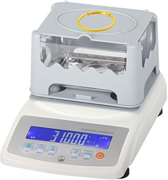 Meter, Purity Testing Device, Precious Metal Platinum Density Meter, Gold K, Silver, Platinum Testing Equipment, 10.1 oz 300 g / 0.01 g 0.01 g