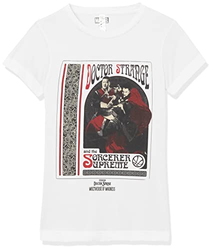 T-shirt Marvel Girl Sorcerer Supreme blanc S coton vêtement fille haut