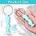 HekouJiub Disc Golf Repair Tool, Blue Disc Golf Accessories for Men, Portable Repair Tools for Discs with Key Ring, Used for Scratch Stain Repairs and Polishing