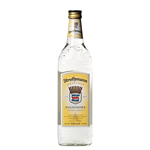 Strothmann Weizenkorn | Milde Spirituose aus feinstem Weizen | Veredelt im Holzfass | Westfälische Brennkunst seit Generationen | 0 7L | 32% Vol.