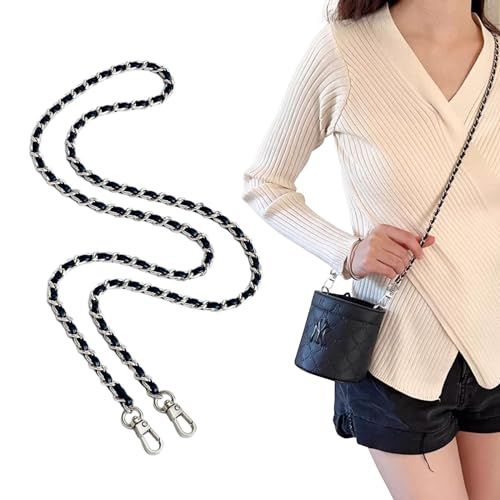 Image of Jiesinlov Purse Chain Adjustable Shoulder Strap with Small Metal Ball Replacement Transformation Crossbody Handbag