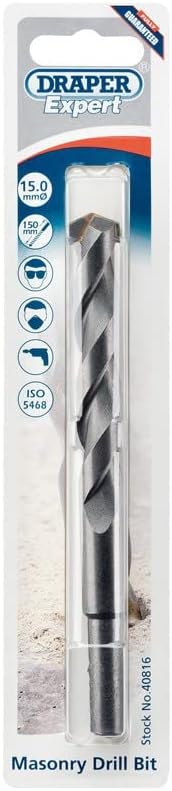 Draper MD12PB Expert Masonry Drill Bit, Blue, 15 x 150 mm