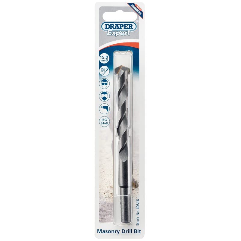Draper MD12PB Expert Masonry Drill Bit, Blue, 15 x 150 mm