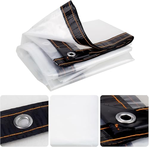 Bâche en PVC imperméable transparente de 0.5mm pour l'aménagement extérieur - 5