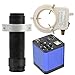 1080P High Definition Microscope Camera Digital Microscope HDMI USB & 120X C-Mount Lens Whit 56-LED Adjustable Ring Light