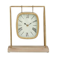 Deco 79 Wood Pendulum Clock with Wood Base, 10 x 5 x 11 , Gold product photo Deco 79 Wood Pendulum Clock with Wood Base, 10 x 5 x 11 , Gold product