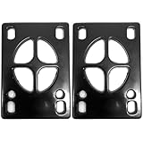 Warehouse Skateboards Crosshair Hard 90a Standard Black Riser Pads - Set of Two (2) - 1/8
