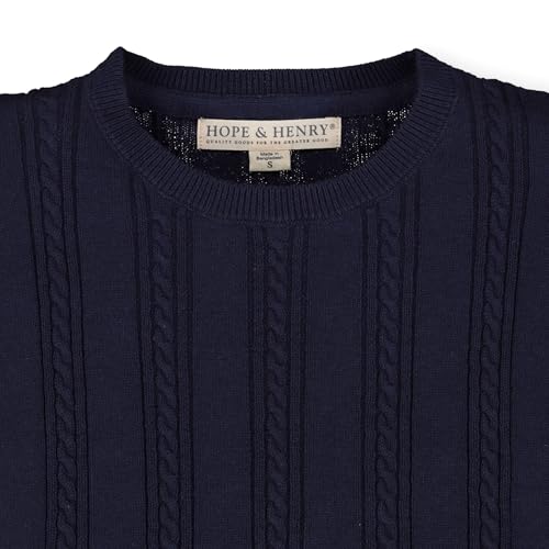 Image of Hope & Henry Girls' Long Sleeve Rib Knit Sweater Top
