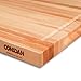 CONSDAN Hard Maple Wood Cutting Board for Kitchen, USA Grown Hardwood, 16 x 12, with Invisible Inner Handle, Prefinished with Food-Grade Oil, Suitable for Kitchen Edge Grain, 1-1/2