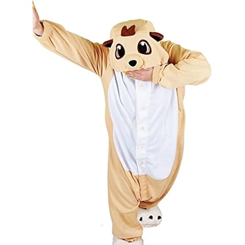 Lifeye Adult Meerkat Pajamas Animal Cosplay Costume Yellow Cover