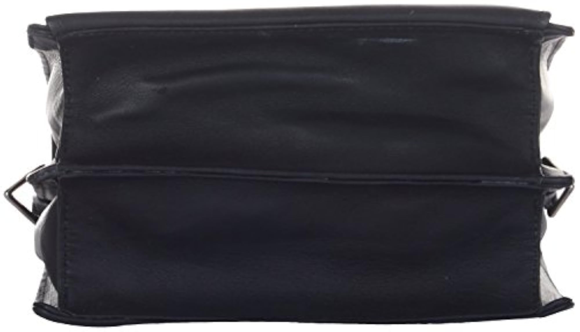 Genuine Leather Men's Cross-Body Bag, Black