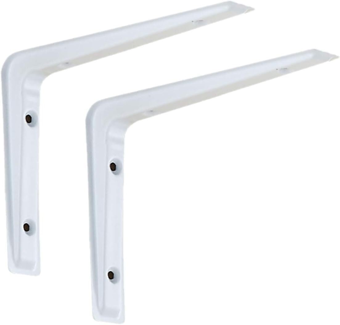 Shelf Brackets,Brackets,Household Simple Triangular Support Frame, Wall-Mounted Fixed Right-Angle Bracket Rack Bracket(Black Color,120 * 80 mm)