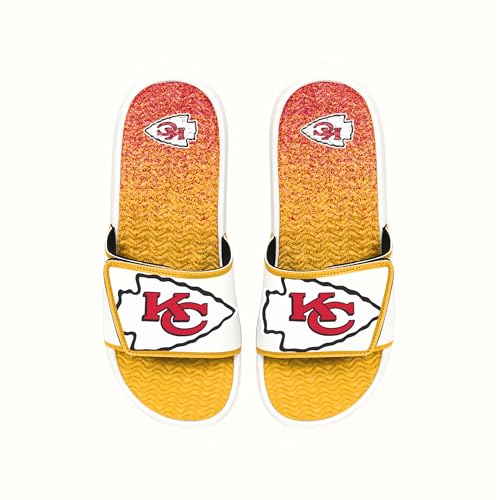 FOCO Kansas City Chiefs NFL Primary Logo Gradient Gel Slide - S