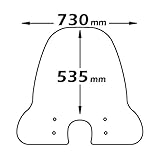  Parabrisas Isotta cortavientos separador Piaggio Liberty 125 4T 2004 Isotta cls342 N + A716
