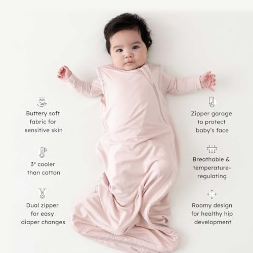 Image of KYTE BABY Sleep Bag 0.5 TOG, Rayon Made From Bamboo Wearable Blanket, Dual Zipper For Infants And Toddlers Nursery Essentials