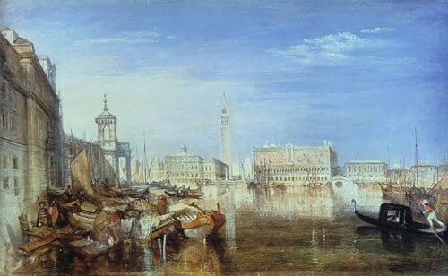 Impresión artística Ponte dei Sospiri de Turner en formato de alta calidad 60x90cm