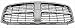 OE Replacement Dodge Pickup Grille Assembly (Partslink Number CH1200282)