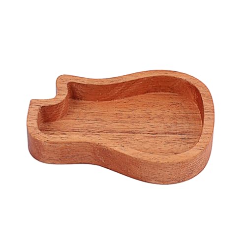 ifundom Guitar Pick Case Bass Pick Holder Wooden Guitar Pick Holder Guitar Accessories Guitar Pick Organizer Electric Guitar Pick Holder Guitar Accessory Musical Instrument
