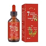 Scalp Hair Oil, Fast Absorbing Strengths, 60ml Nutrient with Lightweight Formula, Deep Repair Oil, Breakage Control Solution with Soft Finish, Daily Hair Care Product for Men Women Use