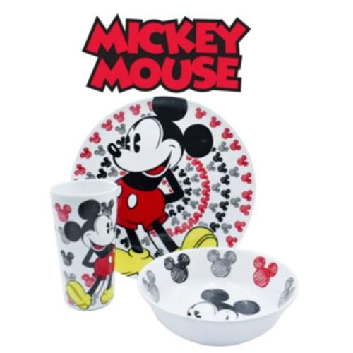 El Mejor Listado de Fun kids , listamos los 10 mejores. 40 Fun Kids 1695-211/215ML Vajilla de Melamina con Mickey Mouse Disney 3 piezas de Colección, Plato, Tazón y Vaso