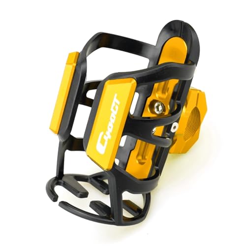 Porte-gobelet moto support tasse café boisson bouteille jaune C400GT