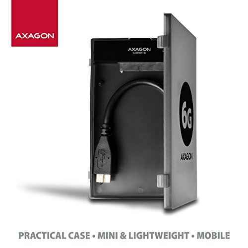 AXAGON Compatible ADSA-1S6 Adaptador USB 3.0 2.5" SSD/HDD miniatura 6