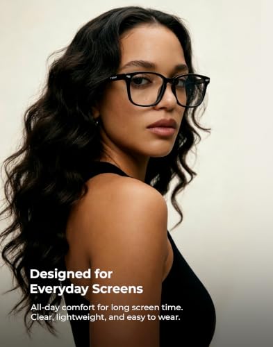 Image of TIJN Premium Blue Light Blocking Glasses for Women Men Computer Gaming Use