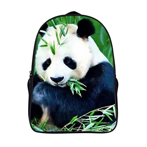 Cartable de mode garçon et fille grand sac à dos scolaire panda à motif 3D