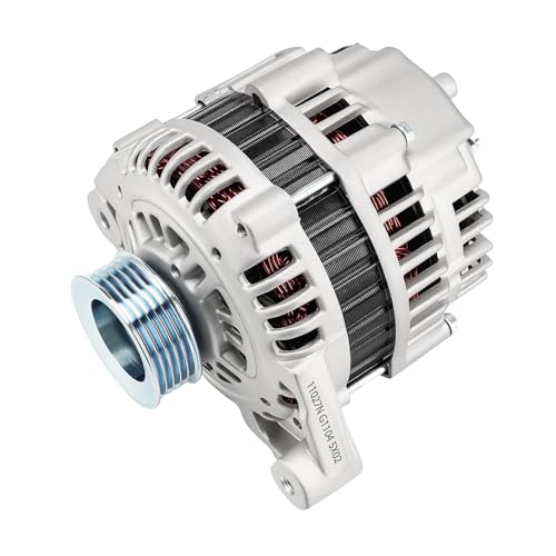 Image of PHILTOP 11027N New Alternator Compatible with 2003-2004 Nissan Xterra V6 3.3L, 2003-2004 Frontier V6 3.3L, 100Amp High Output Replace AL2414X 231001Z600 90251180 | Fits 2003-2004 Nissan Frontier V6 3.3L, Replace AL2414X, 231001Z600, 90251180, 88861820, LR1100736B, 11027, 231001Z600R