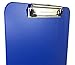 Trade Quest Plastic Clipboard Opaque Color Letter Size Low Profile Clip (Pack of 12) (Blue)