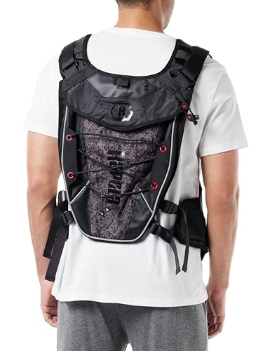 Foto von Rapala Unisex - Angelweste Urban Vest Pack Mit Integriertem Angelrucksack Für Angelzubehör Touchscreen Jacke, Camo Schwarz, M EU