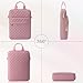 MicaYoung Laptop Tablet Sleeve Bag Carrying Case Fits 14 inch MacBook Pro M5 M4 M3 M2 M1/13.6 inch MacBook air M4 M3 M2/13 Inch iPad Pro M4 Air M3/12.9 inch iPad with keyboard, Pink