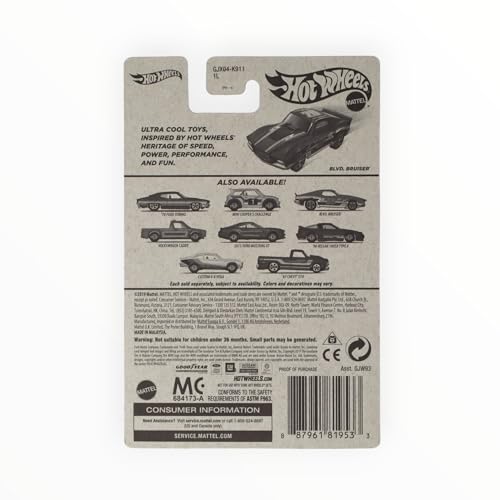 Hot Wheels BLVD Bruiser rouge Flying Customs voiture miniature de collection - 2