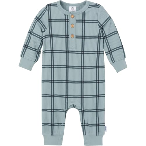 Image of Gerber baby-boys Baby Boys' Henley Romper