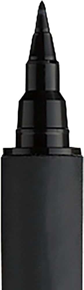 Kuretake ZIG BIMOJI FUDE PEN Fine, Hard Brush Tip, Black Ink, Professional quality for Lettering, Calligraphy, Illustration, Art, Writing, Sketching, Outlining, AP-Certified, Made in Japan