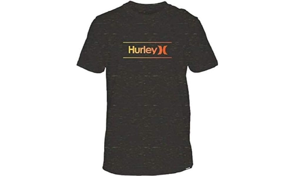Hurley Herren Gradiation Hybrid Kurzarm – Lässiges Shirt Mit Surfer-Vibe
