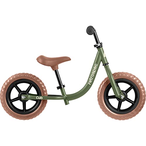 Retrospec Cub 2 Toddler 12" Balance Bike, 18 Months - 3 Years Old, No Pedal Beginner Kids Bicycle For Girls & Boys, Flat-Free Tires, Adjustable Seat, & Durable Frame #TOP1