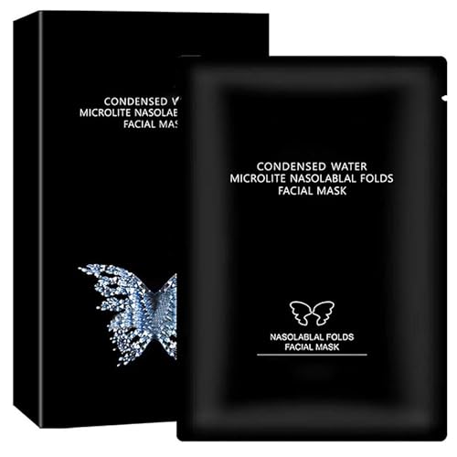 sjfscqr Cerotto microcristallino per Pieghe Naso-labiali,Cerotto microcristallino Lifting con Acido ialuronico,Adesivo per la rimozione delle Rughe Instant Beauty Face Nutrition