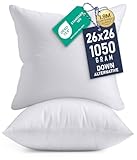 Utopia Bedding 26x26 Pillow Inserts, Set of 2, White...
