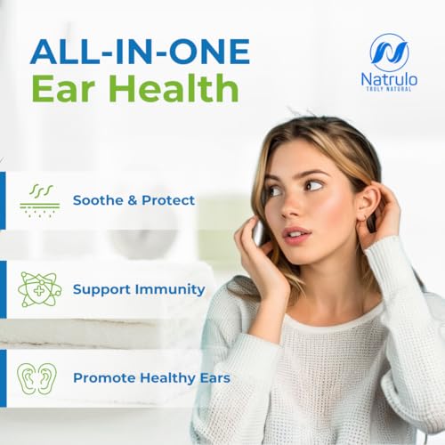 image for Natrulo Natural Ear Drops for Ear Infection - Homeopathic, Herbal Eard