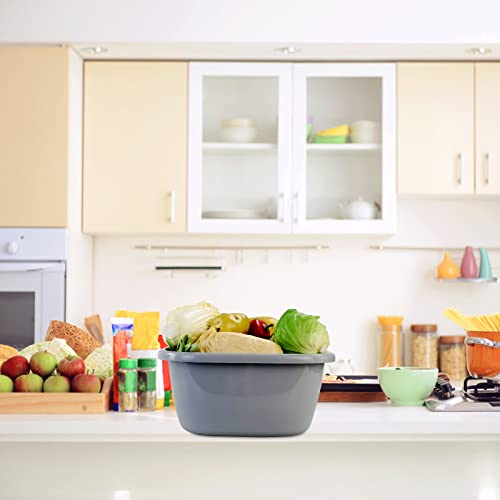 Easymanie 16 Quart Plastic Wash Basin Tub, 2 Packs #TOP5