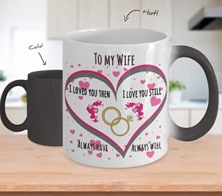 To My Wife Color Changing Mug Magic Cup 11 oz Gift Love You