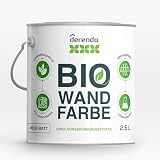derendo Wandfarbe weiß innen Bio Innenfarbe matt hohe Deckkraft 2,5l