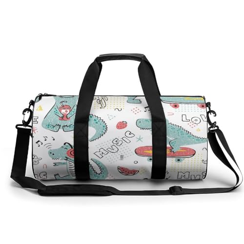Duffel bag camping mignon dinosaure ultra résistant avec dimensions de 45x23x23cm