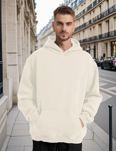 Image of Hatant Oversized Hoodie Sweatshirts for Men Couples Heavyweight Hoodies Pullover Vintage Mens Acid Wash Sweaters Clothes 2026