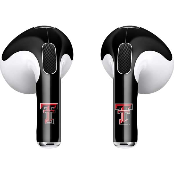 Skinit Decal Audio Skin Compatible with Apple AirPods (3rd Gen, 2021) - Officially Licensed TT Red Raiders Design