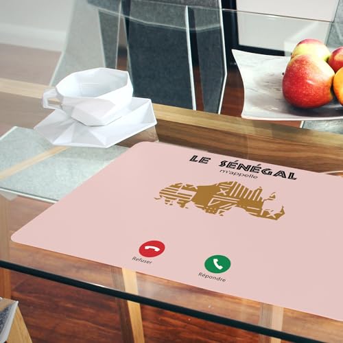 Sets de table Voyage Afrique rose - Évadez-vous pendant vos repas