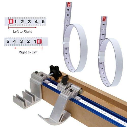 Regla métrica adhesiva 2M acero inoxidable miniatura 4
