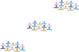 FRCOLOR Juego De 3 Para El Pelo Sin Peinar Para Mujeres Y Niñas Color Amarillo 24 Unidades X 3